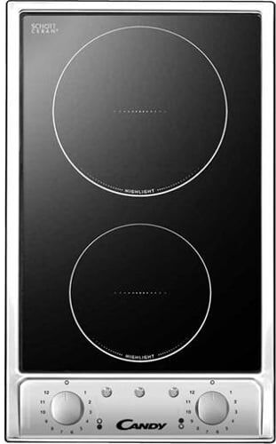 Candy Placa de Vitrocerámica CANDY CDH32/1X (Eléctrica - 29 cm - Inox) Candy Placa de Vitrocerámica CANDY CDH32/1X (Eléctrica - 29 cm - Inox)