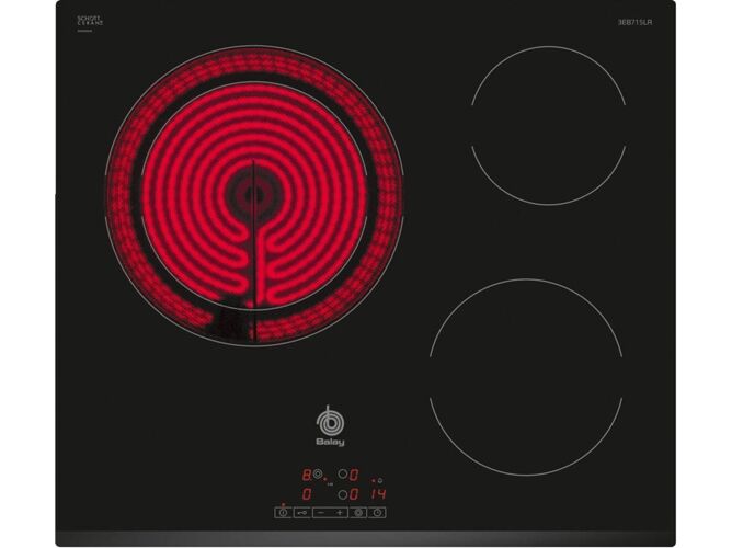 Balay Placa de Vitrocerámica BALAY 3EB715LR (Caja Abierta - Eléctrica - 59.2 cm - Negro) Balay Placa de Vitrocerámica BALAY 3EB715LR (Caja Abierta - Eléctrica - 59.2 cm - Negro)