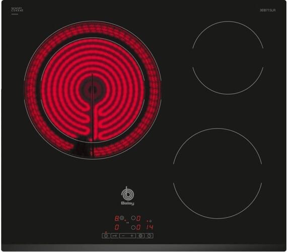 Balay Placa de Vitrocerámica BALAY 3EB715LR (Caja Abierta - Eléctrica - 59.2 cm - Negro) Balay Placa de Vitrocerámica BALAY 3EB715LR (Caja Abierta - Eléctrica - 59.2 cm - Negro)