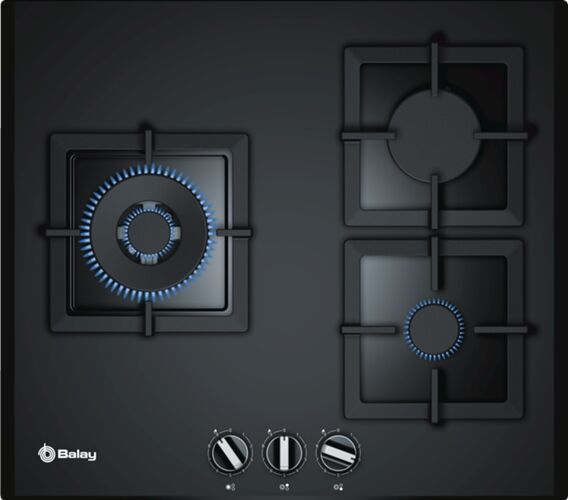 Balay Placa de Gas BALAY 3ETG663HB (Gas Butano-propano - 59 cm - Negro) Balay Placa de Gas BALAY 3ETG663HB (Gas Butano-propano - 59 cm - Negro)