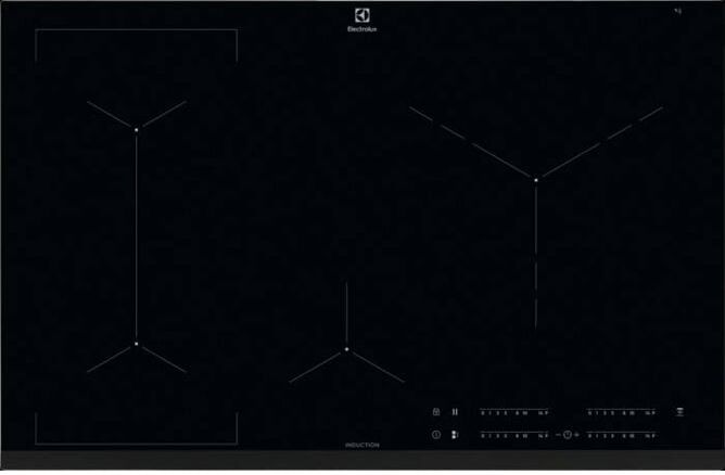 Electrolux Placa de Inducción ELECTROLUX EIV83446 (Eléctrica - 78 cm - Negro) Electrolux Placa de Inducción ELECTROLUX EIV83446 (Eléctrica - 78 cm - Negro)