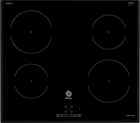 Balay Placa de Inducción BALAY 3EB861LR (Eléctrica - 59.2 cm - Negro) Balay Placa de Inducción BALAY 3EB861LR (Eléctrica - 59.2 cm - Negro)