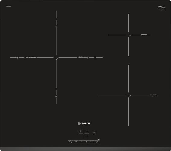 Bosch Placa de Inducción BOSCH PID631BB1E (Eléctrica - 59.2 cm - Negro) Bosch Placa de Inducción BOSCH PID631BB1E (Eléctrica - 59.2 cm - Negro)