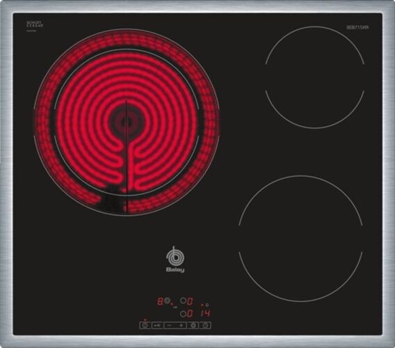 Balay Placa de Vitrocerámica BALAY 3EB715XR (Caja Abierta - Eléctrica - 58.3 cm - Negro) Balay Placa de Vitrocerámica BALAY 3EB715XR (Caja Abierta - Eléctrica - 58.3 cm - Negro)