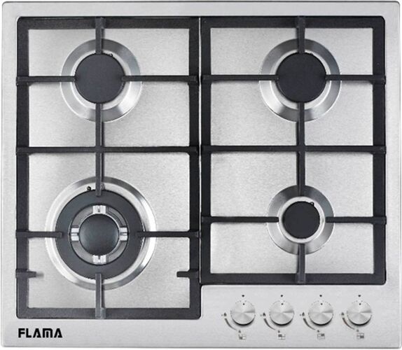 FLAMA Placa de Gas FLAMA 9006FL (Gas Natural - 60 cm - Inox)