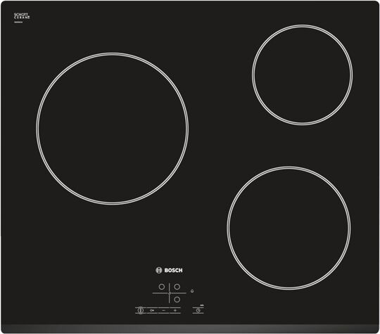 Bosch Placa de Vitrocerámica BOSCH PKM631B17E (Eléctrica - 59.2 cm - Negro) Bosch Placa de Vitrocerámica BOSCH PKM631B17E (Eléctrica - 59.2 cm - Negro)