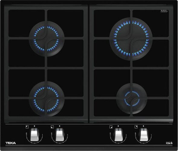 TEKA Placa de Gas TEKA GZC 64300 XBN (Gas Natural - 60 cm - Negro) TEKA Placa de Gas TEKA GZC 64300 XBN (Gas Natural - 60 cm - Negro)