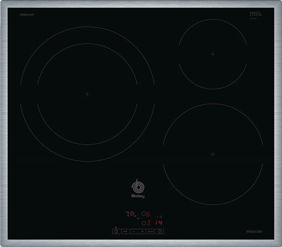 Balay Placa de Inducción BALAY 3EB865XR (Eléctrica - 58.3 cm - Inox) Balay Placa de Inducción BALAY 3EB865XR (Eléctrica - 58.3 cm - Inox)