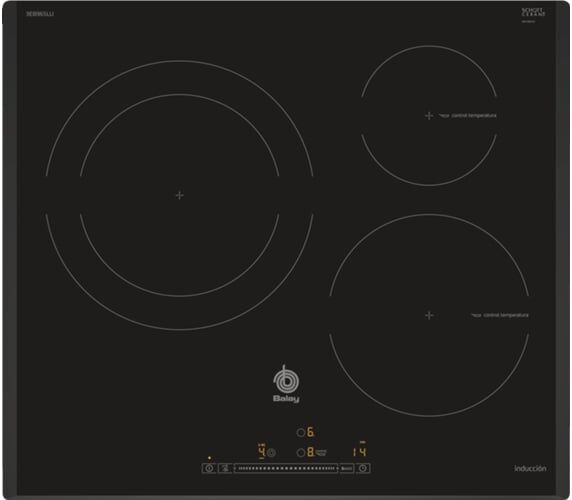 Balay Placa de Inducción BALAY 3EB965LU (Eléctrica - 59.2 cm - Negro) Balay Placa de Inducción BALAY 3EB965LU (Eléctrica - 59.2 cm - Negro)