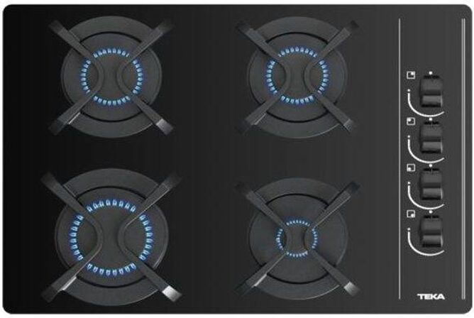TEKA Placa de Gas TEKA GBC 64003 KBN (Gas Natural - 60 cm - Negro) TEKA Placa de Gas TEKA GBC 64003 KBN (Gas Natural - 60 cm - Negro)