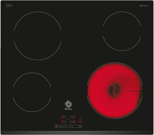 Balay Placa de Vitrocerámica BALAY 3EB720LR (Eléctrica - 59.2 cm - Negro) Balay Placa de Vitrocerámica BALAY 3EB720LR (Eléctrica - 59.2 cm - Negro)