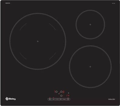 Balay Placa de Inducción BALAY 3EB865ERS (Eléctrica - 59.2 cm - Negro) Balay Placa de Inducción BALAY 3EB865ERS (Eléctrica - 59.2 cm - Negro)