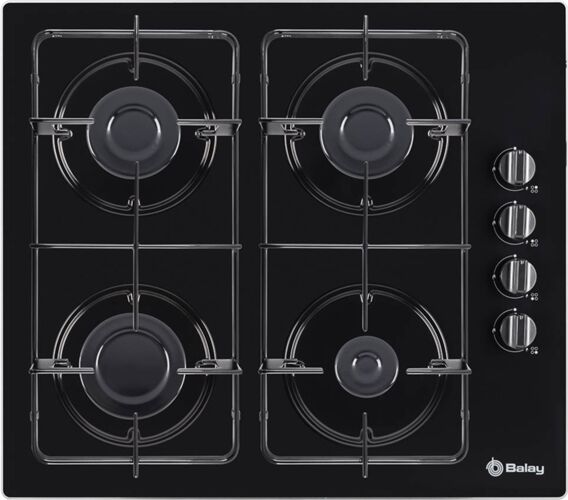 Balay Placa de Gas BALAY 3ETG464MB (Gas Butano-propano - 59 cm - Negro) Balay Placa de Gas BALAY 3ETG464MB (Gas Butano-propano - 59 cm - Negro)