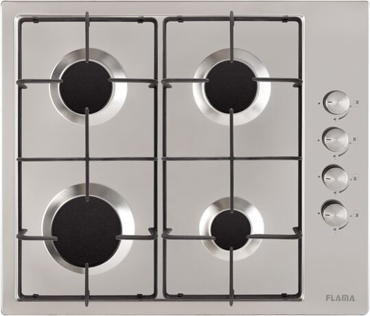 FLAMA Placa de Gas FLAMA 9005FL (Gas Natural - 58 cm - Inox)