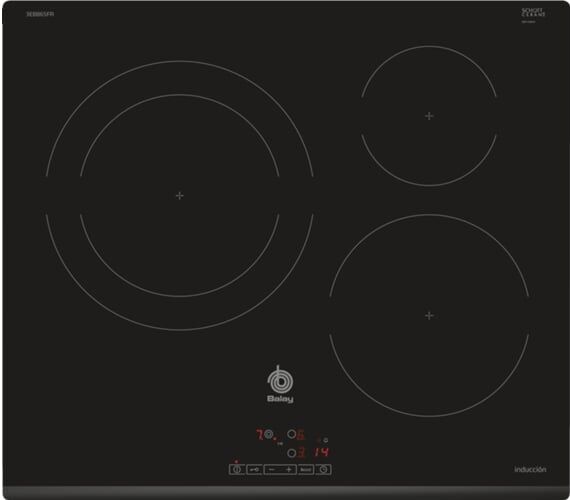 Balay Placa de Inducción BALAY 3EB865FR (Eléctrica - 59.2 cm - Negro) Balay Placa de Inducción BALAY 3EB865FR (Eléctrica - 59.2 cm - Negro)