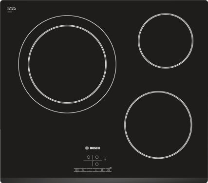 Bosch Placa de Vitrocerámica BOSCH PKK631B18E (Eléctrica - 59.2 cm - Negro) Bosch Placa de Vitrocerámica BOSCH PKK631B18E (Eléctrica - 59.2 cm - Negro)