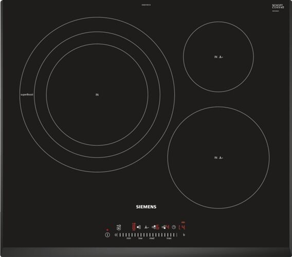 Siemens Placa de Inducción SIEMENS EH651FDC1E (Eléctrica - 59.2 cm - Negro) Siemens Placa de Inducción SIEMENS EH651FDC1E (Eléctrica - 59.2 cm - Negro)