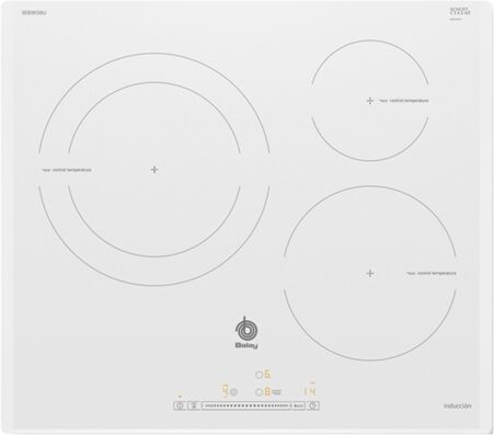Balay Placa de Inducción BALAY 3EB965BU (Eléctrica - 59.2 cm - Blanco) Balay Placa de Inducción BALAY 3EB965BU (Eléctrica - 59.2 cm - Blanco)
