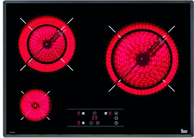TEKA Placa de Vitrocerámica TEKA TR 5300 (Eléctrica - 60 cm - Negro) TEKA Placa de Vitrocerámica TEKA TR 5300 (Eléctrica - 60 cm - Negro)