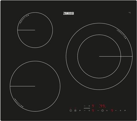 Zanussi Placa de Inducción ZANUSSI ZM6233IOK (Eléctrica - 56 cm - Negro) Zanussi Placa de Inducción ZANUSSI ZM6233IOK (Eléctrica - 56 cm - Negro)