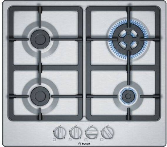 Bosch Placa de Gas BOSCH PGH6B5B90 (Gás Natural - 58.2 cm - Inox) Bosch Placa de Gas BOSCH PGH6B5B90 (Gás Natural - 58.2 cm - Inox)