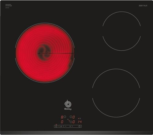 Balay Placa de Vitrocerámica BALAY 3EB714LR (Eléctrica - 59.2 cm - Negro) Balay Placa de Vitrocerámica BALAY 3EB714LR (Eléctrica - 59.2 cm - Negro)