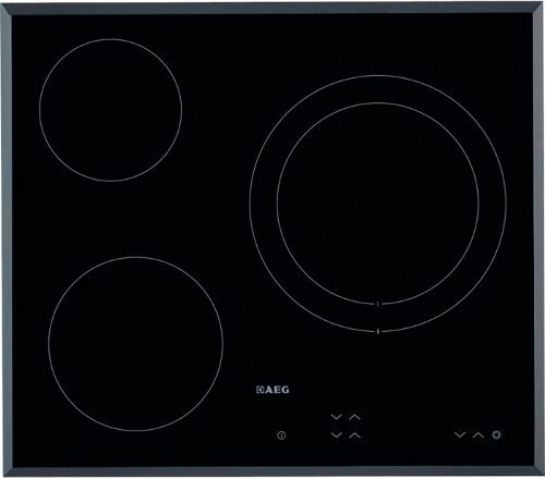 AEG Placa de Vitrocerámica AEG HK623021FB (Eléctrica - 56 cm - Negro) AEG Placa de Vitrocerámica AEG HK623021FB (Eléctrica - 56 cm - Negro)