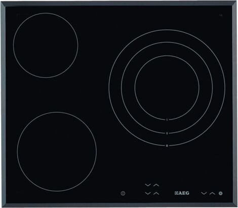 AEG Placa de Vitrocerámica AEG HK623020FB (Eléctrica - 59 cm - Negro) AEG Placa de Vitrocerámica AEG HK623020FB (Eléctrica - 59 cm - Negro)