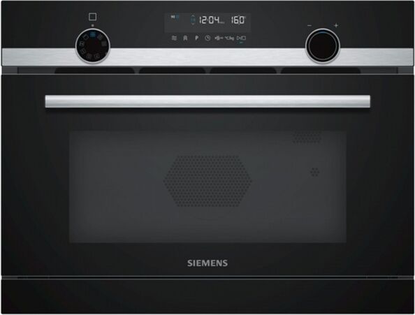 Siemens Horno a Vapor y Microondas SIEMENS CP565AGS0 (36 L - 59.4 cm - Catalítico - Negro) Siemens Horno a Vapor y Microondas SIEMENS CP565AGS0 (36 L - 59.4 cm - Catalítico - Negro)