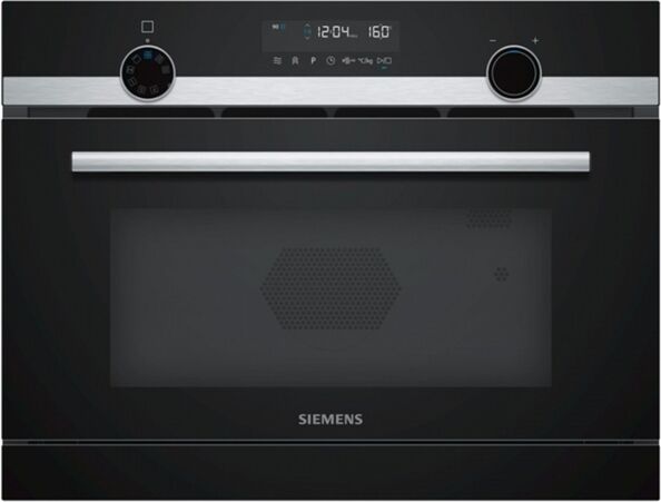 Siemens Horno a Vapor y Microondas SIEMENS CP565AGS0 (36 L - 59.4 cm - Catalítico - Negro)