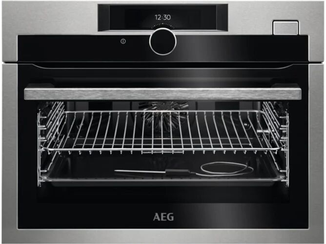 AEG Horno a Vapor AEG SteamBoost KSE882220M (43 L - 59.5 cm - Hidrolítico - Inox) AEG Horno a Vapor AEG SteamBoost KSE882220M (43 L - 59.5 cm - Hidrolítico - Inox)