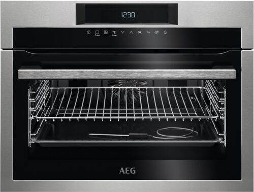 AEG Horno AEG SenseCook KPE742220M (43 L - 59.4 cm - Pirolítico - Inox) AEG Horno AEG SenseCook KPE742220M (43 L - 59.4 cm - Pirolítico - Inox)