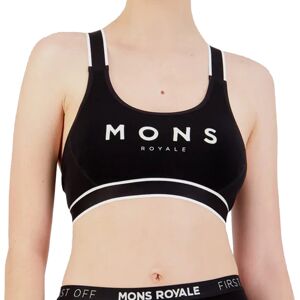 MONS ROYALE WMN STELLA X BACK BRA BLACK S