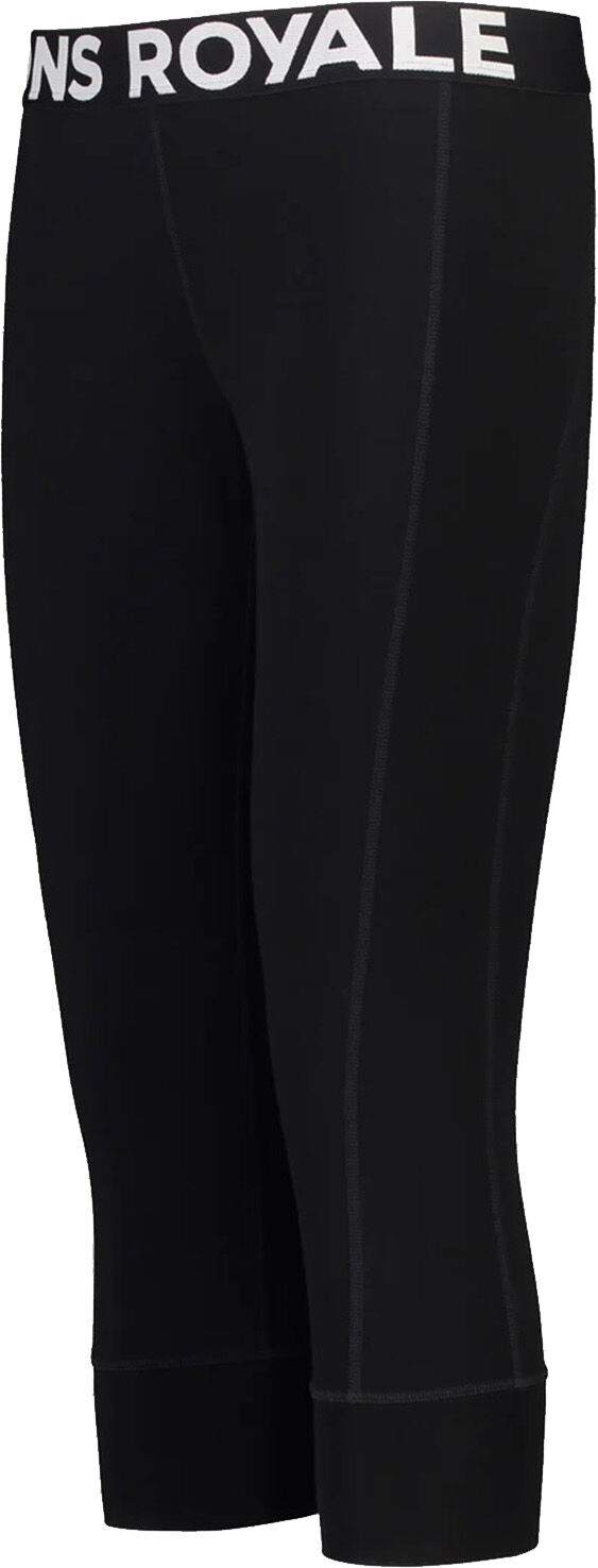 MONS ROYALE WMN CASCADE MERINO QUARTER LEGGING BLACK XS