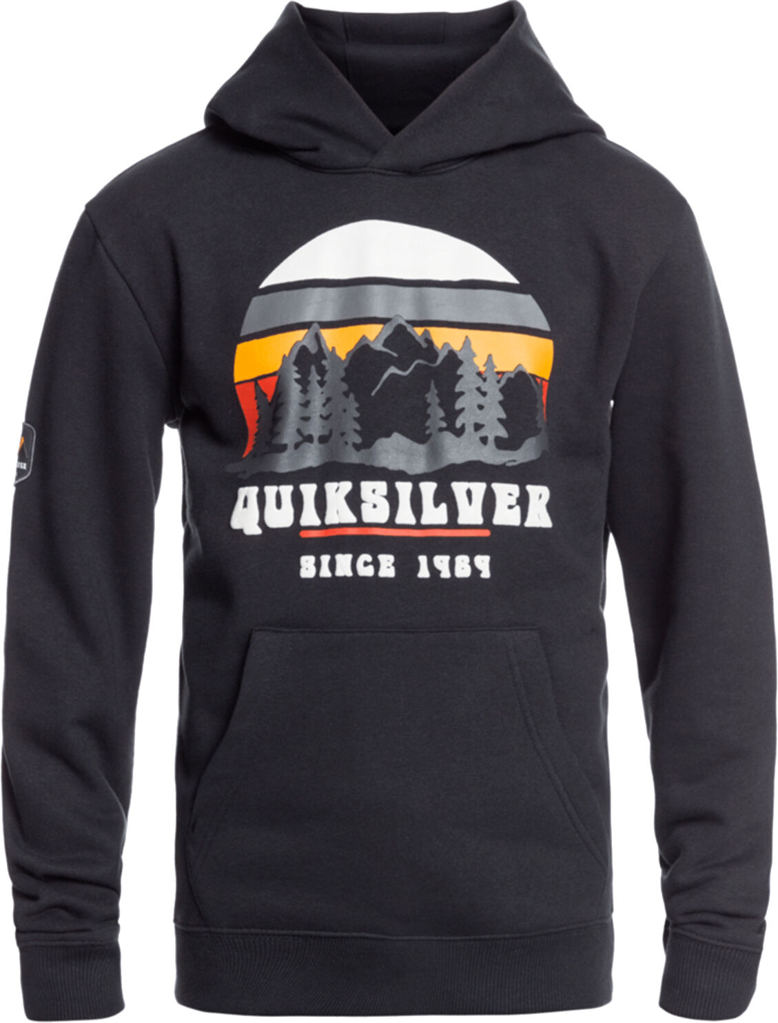 Quiksilver BIG LOGO SNOW YOUTH HOODED TRUE BLACK S