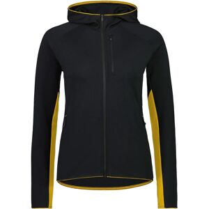 MONS ROYALE WMN APPROACH MERINO GRIDLOCK HOOD BLACK S