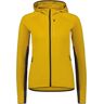 MONS ROYALE WMN APPROACH MERINO GRIDLOCK HOOD TURMERIC XS