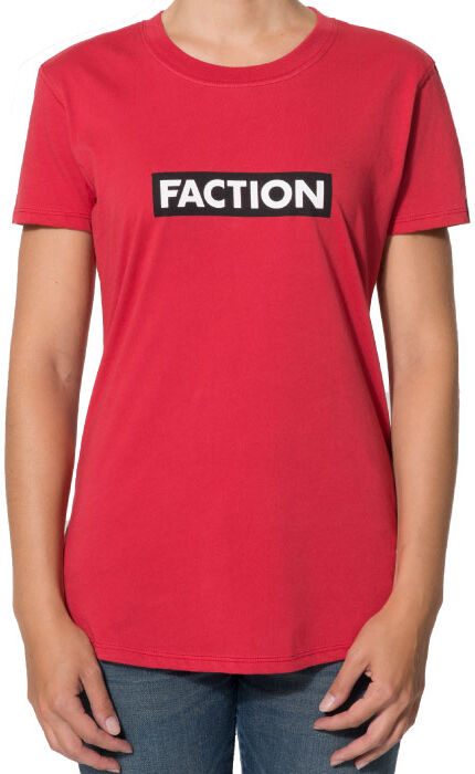 FACTION LOGO W T SHIRT RED S