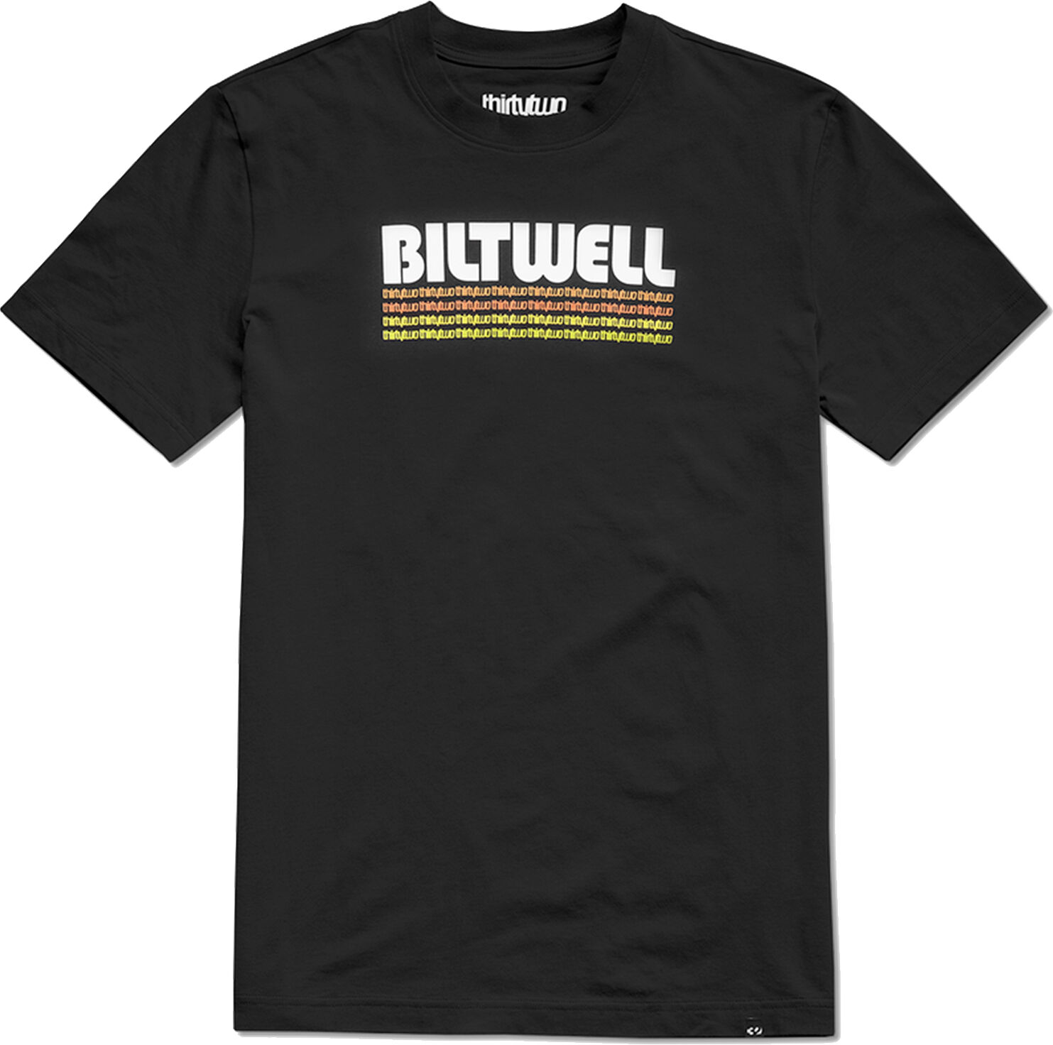 THIRTYTWO BILTWELL TEE BLACK PRINT S