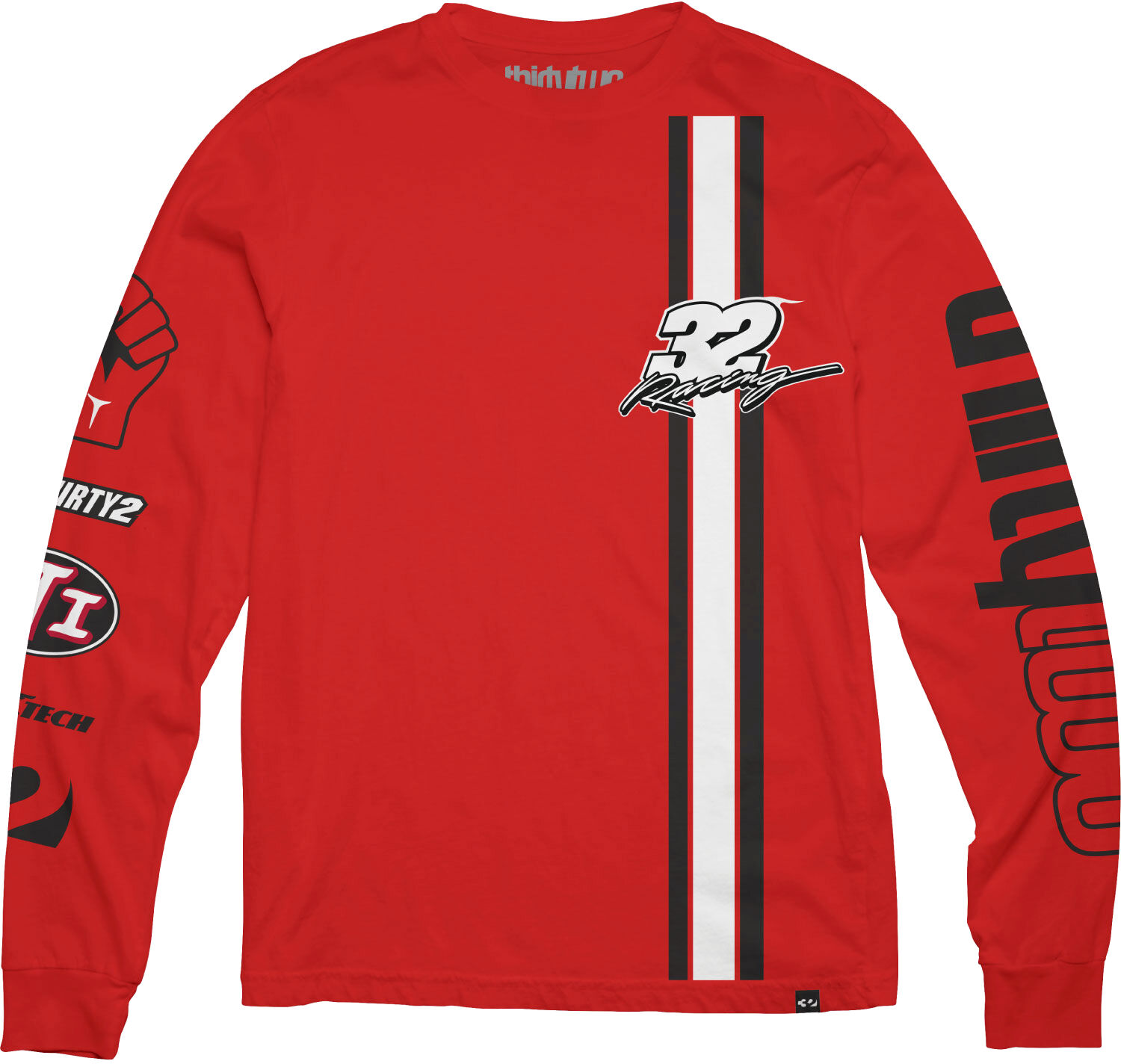 THIRTYTWO ZEB LONG SLEEVE RED L