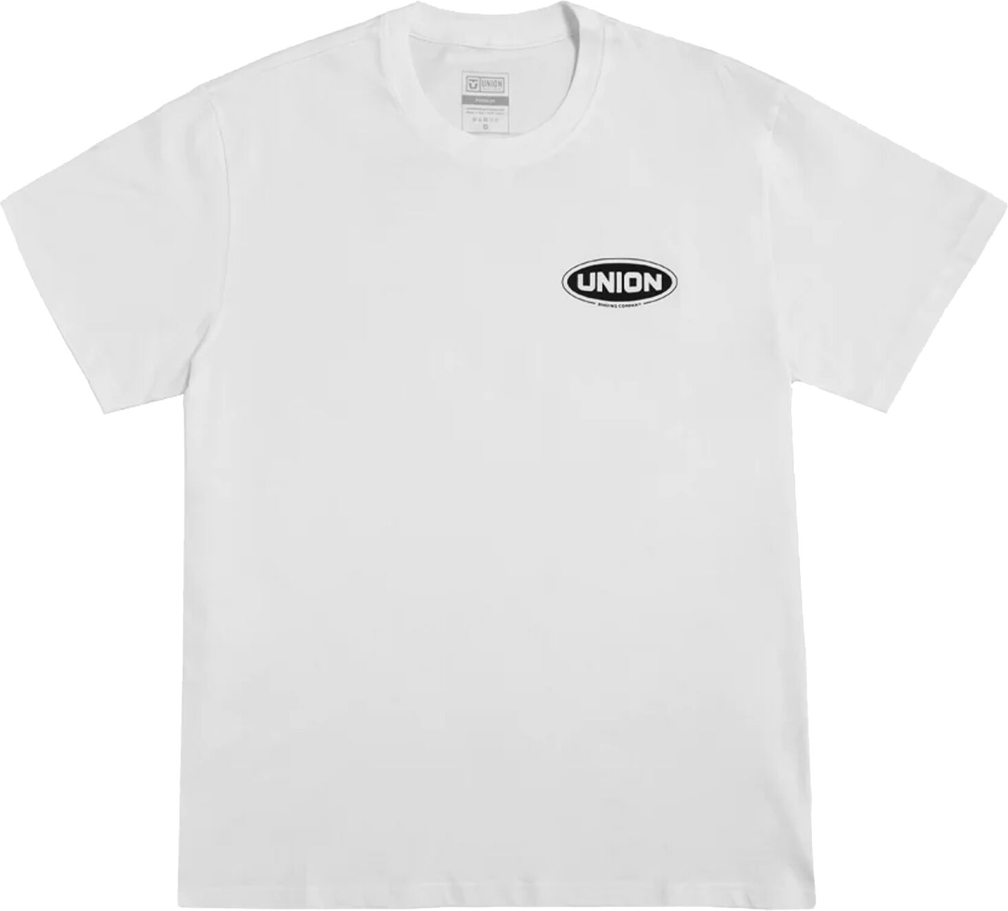 UNION LOGO TEE WHITE XXL