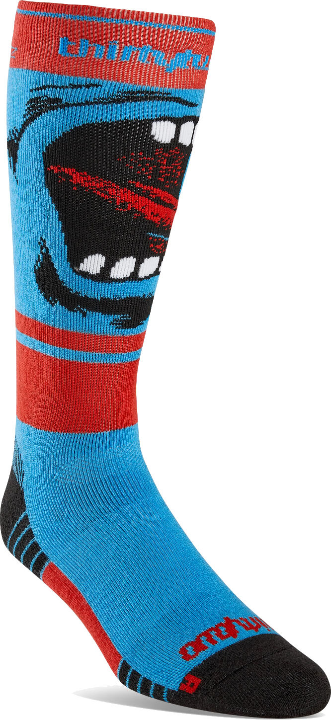 THIRTYTWO SANTA CRUZ SOCK RED BLUE S-M