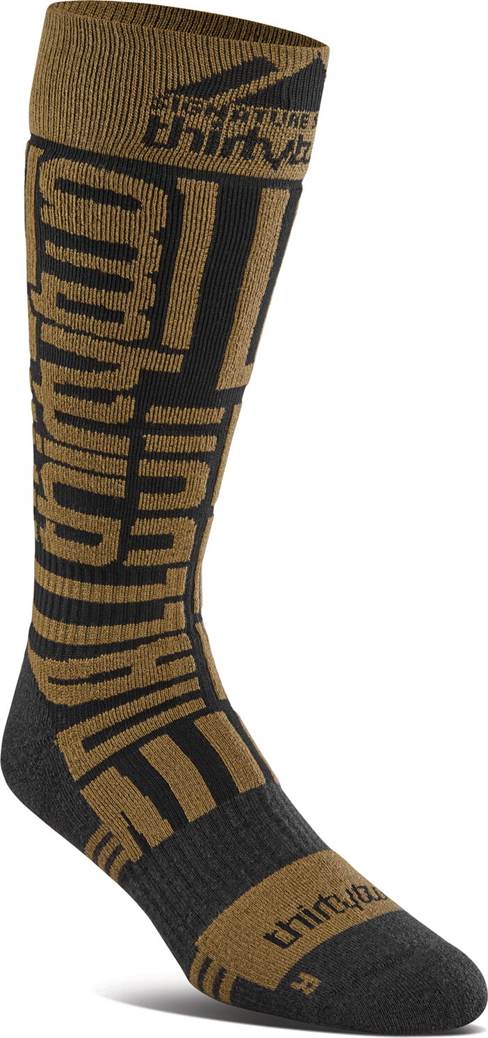 THIRTYTWO SIGNATURE MERINO SOCK BLACK L-X