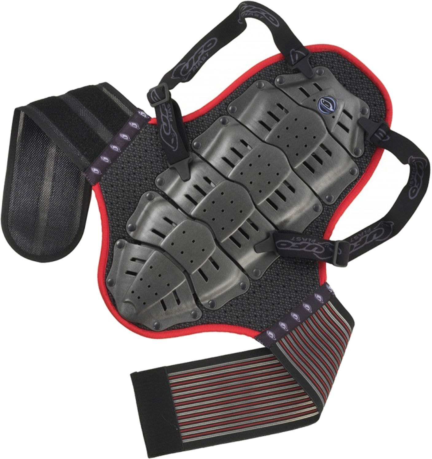 UFO BACK PROTECTOR WITH BELT SHORT BLACK One Size