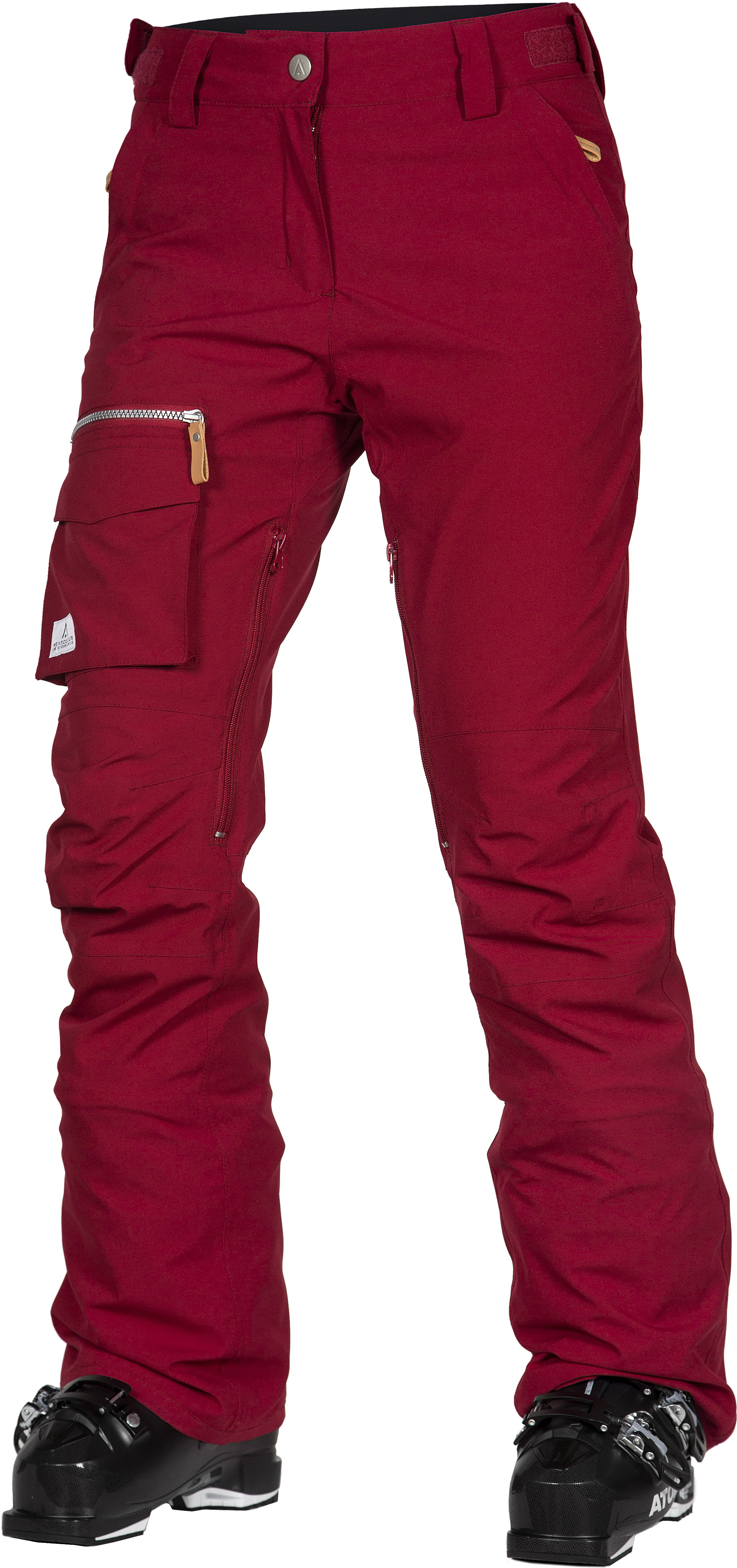 WEARCOLOUR SLANT PANT BURGUNDY XS