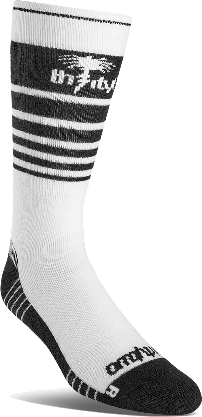 THIRTYTWO SPRING BREAK SOCK BLACK WHITE S-M