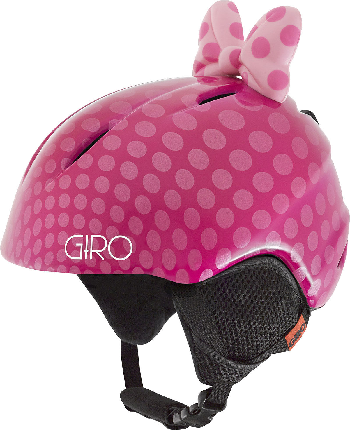 Giro LAUNCH PLUS JR PINK BOW POLKA DOT S