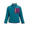 Burton GIRLS SNOOKTWO REVERSIBLE FLEECE TAHOE GRAY HEATHER M