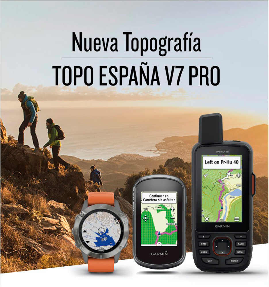 Garmin Accesorio gps mapa topo espaa v7 pro