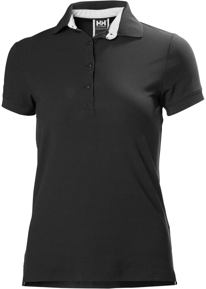 Helly Hansen crewline polo manga corta mujer Negro (XL)